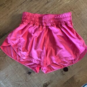 Lululemon Hot Pink Track That High Rise 3"